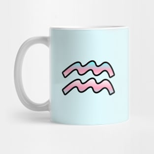 Aquarius Trans Pride Symbol Mug